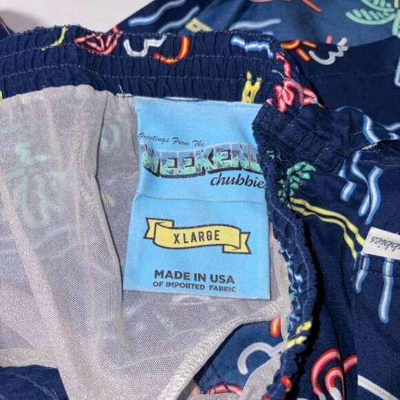 Chubbies Swim Trunks 5.5" Inseam XL The Neon Lights - Picture 7 of 11